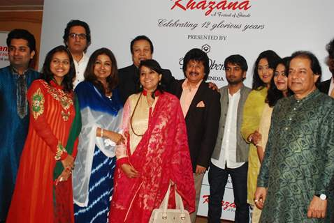 Announcement of Khazana a festival of Ghazals