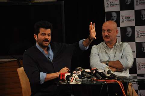 Anil Kapoor & Anupam Kher at An Actor Prepares: Behind The Success