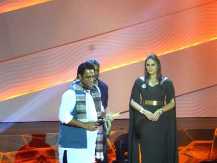 Anurag Basu And Huma Qureshi at 14th IIFA awards at Macau