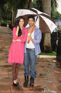 Prateik Babbar and Amyra Dastur promoting their upcoming film Issaq