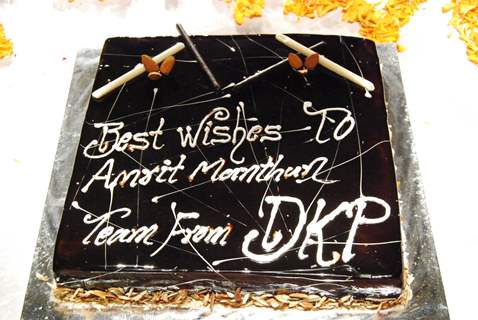 Amrit Manthan cake cutting, the last day of the shoot