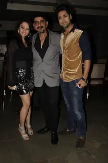 Adaa Khan, Rajan Shahi and Ankit Gera at Producer Rajan Shahi’s Bash