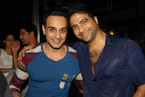 Angad Hasija with Nikhil Arya at Producer Rajan Shahi’s Bash