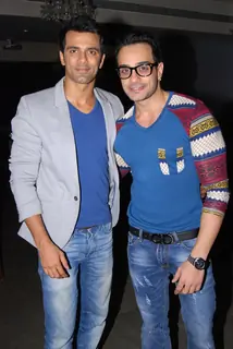 Anuj Sachdev and Angad Hasija at Producer Rajan Shahi’s Bash