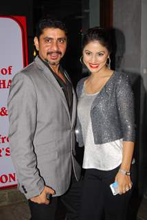 Rajan Shahi with Hina Khan at Producer Rajan Shahi’s Bash