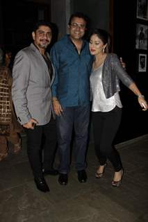 Rajan Shahi, Sanjeev Seth and Hina Khan at Producer Rajan Shahi’s Bash