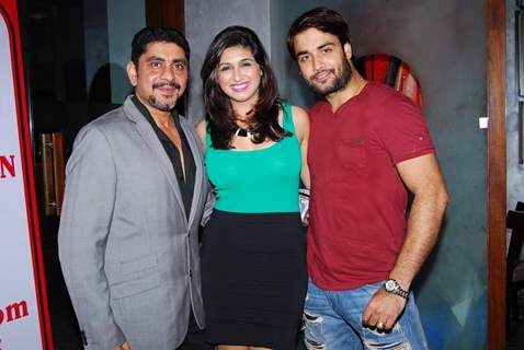 Rajan Shahi, Vahbbiz Dorabjee Dsena and Vivian Dsena at Producer Rajan Shahi’s Bash
