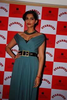 Sonam Kapoor during the unveiling magazine of Stardust cover