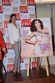 Nargis Fakhri Unveils The Latest Cover of Hi BLITZ Magazine