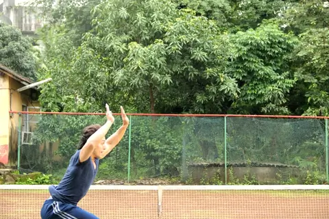 Tiger Shroff performing daredevil stunts