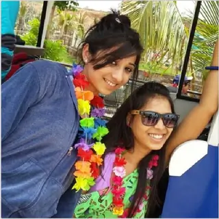 Vrushika and Alisha