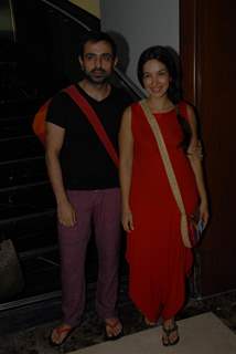 Mayank Anand with Shraddha Nigam at Gurudakshina event