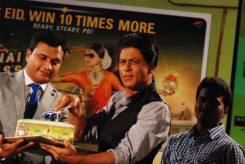 Shahrukh Khan during the promotion of film Chennai Express