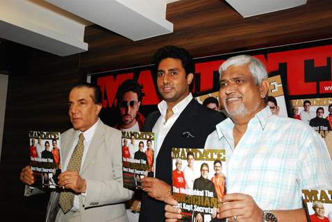 Abhishek Bachchan during the unveiling of magazine Mandate