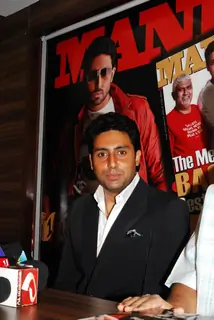 Abhishek Bachchan during the unveiling of magazine Mandate