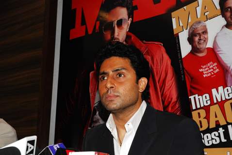 Abhishek Bachchan during the unveiling of magazine Mandate