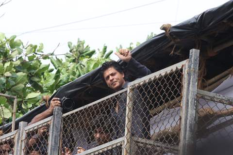 Shahrukh Khan celebrating Eid Al-Fitr