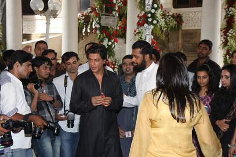 Shahrukh Khan celebrating Eid Al-Fitr