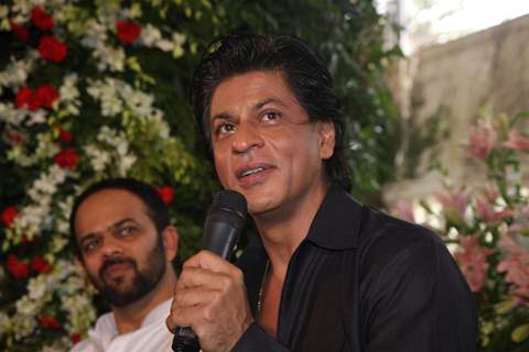 Shahrukh Khan with Rohit Shetty celebrating Eid Al-Fitr