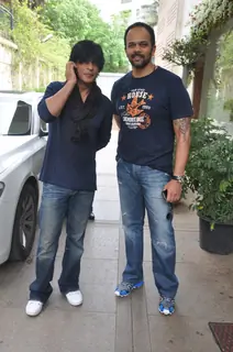 Shahrukh Khan and Rohit Shetty promotes Chennai Express