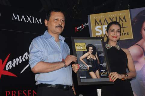 Ranju Mohan and Ameesha Patel Maxim special issue launch