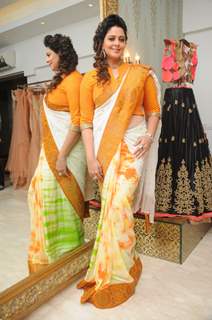 Nagma in Amy Billimoria's a special saree for Independence Day