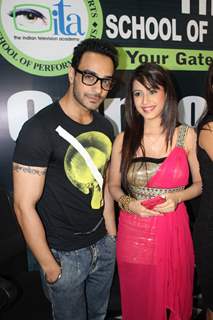 angad Hasija and Dimple Jhanjiani were at the Convocation at ITA School of Performing Arts