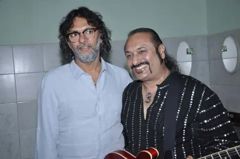 Rakeysh Omprakash Mehra with Leslie Lewis at 2nd edition of IIMUN
