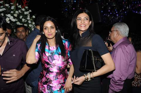 Sridevi and Sushmita Sen seen enjoying at the party