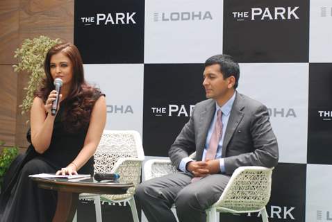 Aishwarya Rai Bachchan at Press meet of Lodha's new project 'The Park'