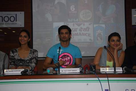 Vaani Kapoor, Sushant Singh Rajput, Parineeti Chopra were seen at the launch