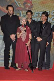 Kamini Kaushal speaks at the Chennai Express success party