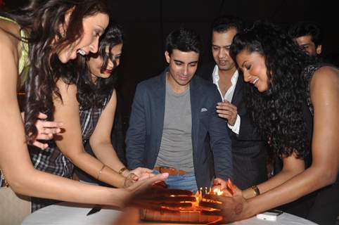 Birthday Boy Cuts His Cake