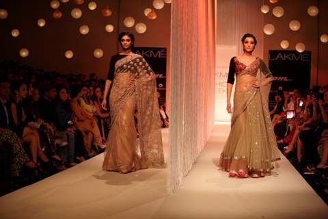 Manish Malhotra's creations at Lakme Fashion Week