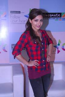 Soha Ali Khan was seen at 'Follow Your Heart' event by ITC Classmate