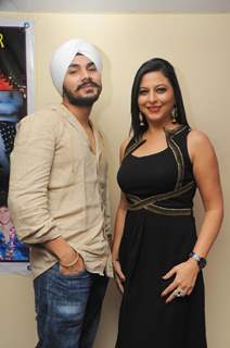 Gurpreet Kaur Chadha with Gurdeep Mehndi at the birthday party