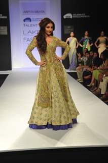 Soha Ali Khan at the LAKME FASHION WEEK 2013