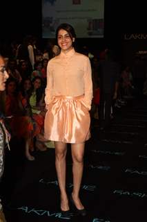 Genelia D'souza at LFW Winter Festival 2013