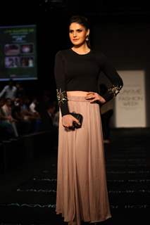 Zarine Khan at LFW Winter Festival 2013