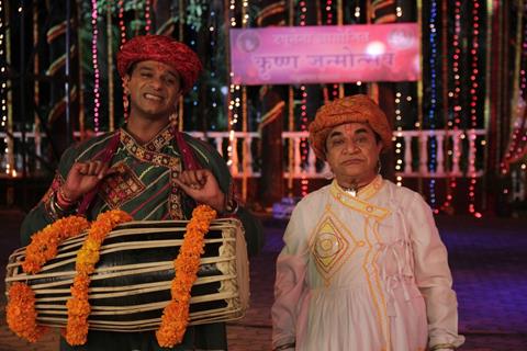 Tanmay Vekaria and Ghanshyam Nayak celebrating Janamastmi in Taarak Mehta Ka Ooltah Chashmah