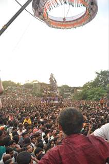 The Govindas' pile up to break the Dahi Handi