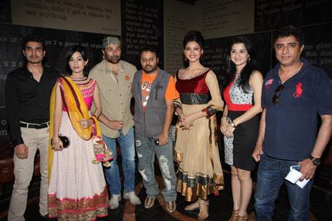 Urvashi Rautela, Sunny Deol, Amrita Rao and Anjali Abrol at the First look of  Singh Saab The Great