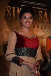 Urvashi Rautela at the  First look of Singh Saab The Great