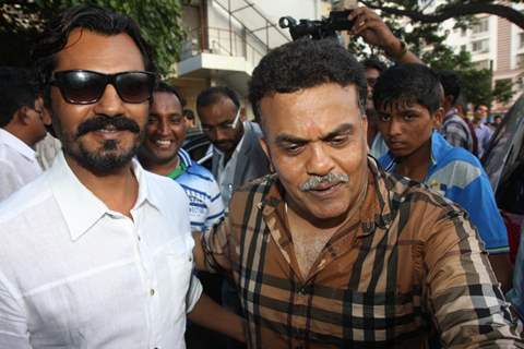 Nawazuddin Siddiqui at the Dahi Handi celebrations