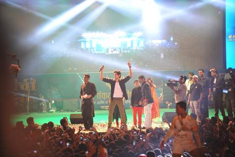 Siddharath Malhotra performs at the Dahi Handi celebrations