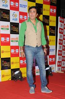 Pushkar Shrotri at BIG Marathi Entertainment Awards