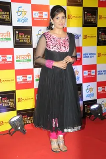 Sonali Kulkarni at BIG Marathi Entertainment Awards