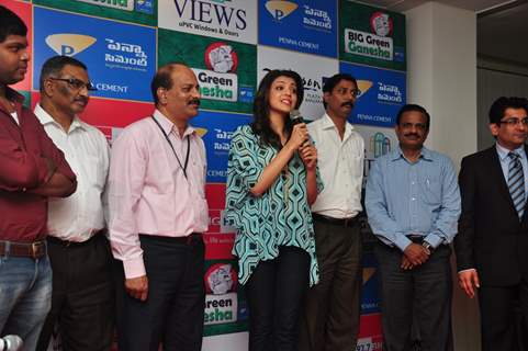 Kajal Aggarwal  proudly launches BIG GREEN GANESHA 2013