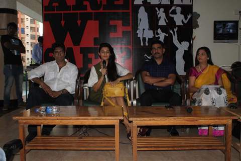 Jacqueline Fernandez, ACP Vishwas Nangare Patil With Socialist Gurpreet Kaur at the event