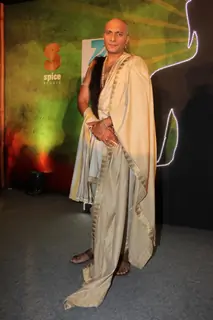 Amit Behl as Guru Vachaspati at the launch of Buddha